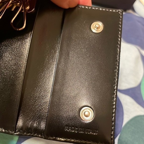 Prada Midnight Blue Nylon Quilted Key Holder - Picture 10 of 11